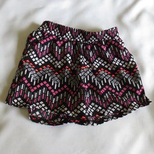 4/$14 FADED GLORY girls BLACK pink SHORTS back to school SIZE M 7/8